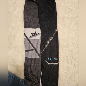 Black and Gray Cat Print Leggings